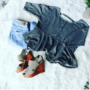 Anthropologie crop top